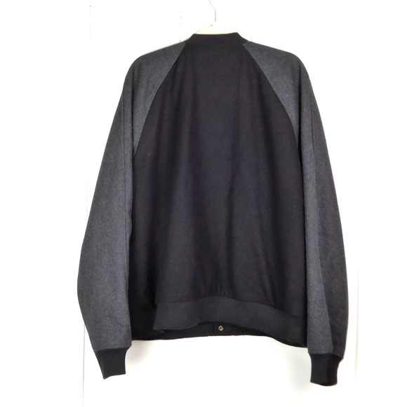 Old Navy Jacket Mens SZ XXL Wool Blend Letterman Baseball Preppy Colorblock - Picture 10 of 10